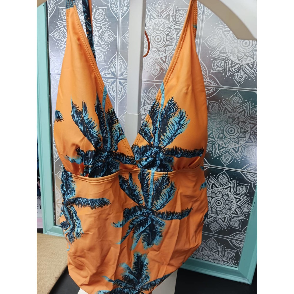 New Tropical Swimsuit Shein One Piece SZ XL